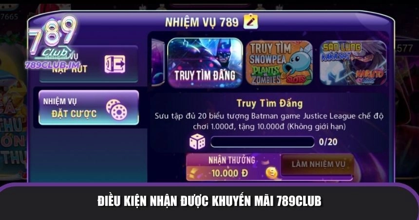 Điều kiện nhận được khuyến mãi